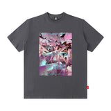 Men T Shirt Short-Sleeved T-shirt Men's Fashion Brand Ins Hong Kong Style Loose Men's Clothing