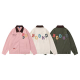 Varsity Jacket Vintage Denim Jacket Letters