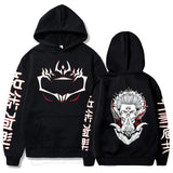 Funny Jujutsu Kaisen Long Sleeve Casual Hoodies Anime
