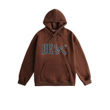 Unisex Hoodie Winter Retro University Style Loose Sweater Men and Women