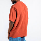 Men Shirt Summer Men's Short Sleeve Solid Color Casual