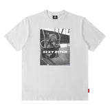 Men T Shirt Fashion Brand Street Printing round Neck Loose Short Sleeves T-shirt Men and Women