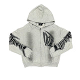 Mixed Emotion T-Shirt Vintage Loose Casual Cardigan Hoodie Jacket