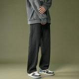 Men Sweatpants Men's Spring and Autumn Straight Loose Cargo Pants Korean Style