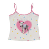 Women Vest Printed Camisole for Girls Summer Casual XINGX Sleeveless