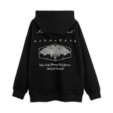 Men Hoodie Pattern Hooded Sweaters Menswear Loose Casual Long Sleeves