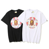 Bathing Ape T Shirt Summer Ape Head Shark Daily Casual Short Sleeve T-shirt