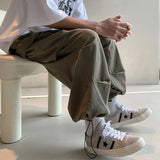 Men Sweatpants Overalls Men's Autumn Loose Casual Pants
