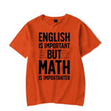 New Mens Brand T-shirt ENGLISH IS IMPORTANT BUT MAT