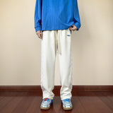 Men Sweatpants Vintage Checkerboard Pants Loose Track Sweatpants