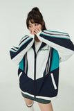 Unisex Jacket Autumn College Style Stand Collar Shell Jacket Women's Clothing