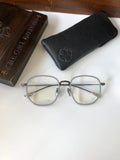 CHH Chrome Hearts Glasses Simple and stylish ultra-light titanium square glasses frame