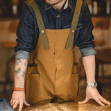 Men Pant Loose Casual Suspender Trousers Men's Pants Retro Overalls