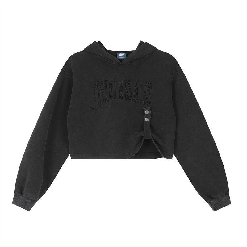 Women Hoodie Cropped Hoodie Girls Casual Sports Hoodie