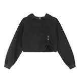 Women Hoodie Cropped Hoodie Girls Casual Sports Hoodie