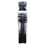 Women Co-Ord Set Fall Women's Clothing Fashion Vest Slim Skirt