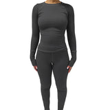 Women Co-Ord Set Autumn Leisure Long Sleeve Top and Trousers