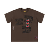 Travis Scott T-Shirt TRAVIS SCOTT Short Sleeve Summer Hip Hop T-Shirt