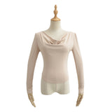 Women's T-Shirt Long-Sleeved T-shirt Women's Spring New Tight Top