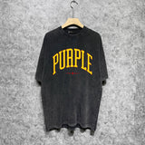 Purple Brand T Shirt Short Sleeve T-shirt Blouse
