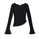 Women T-Shirt Autumn Pure Desire Style Long Sleeve Temperament Top