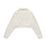 Women Hoodie Short Sweater Women's Autumn Letters Loose