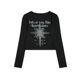Women Long Sleeve T-Shirt Printed Long Sleeve T-shirt Women's Spring and Autumn Casual