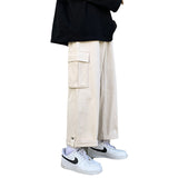 Men Sweatpants Overalls Men's Straight Loose Hong Kong Style Japanese Spring and Autumn