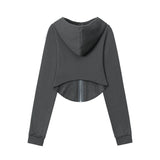 Women Hoodie Sweater for Women Autumn Leisure Sports Hooded Wool Coat