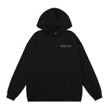 Amiri Hoodie OW Seagrass Alphabet Print Hooded Sweater Men and Women