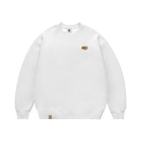 Unisex Hoodie Vintage Sweater Japanese round Neck Pullover Coat