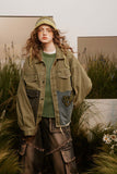 Unisex Jacket Fall Vintage Denim Jacket Women's Clothing