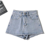 Women Skirt Spring and Autumn A- line Skort Denim Skirt