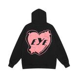 Men Hoodie Vintage Long Sleeve Loose Hooded Pullover Top Spring and Autumn