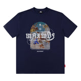 Men T Shirt Angel Print Short Sleeve T-shirt Men Couple Loose Fashion Brand