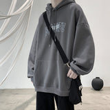 Men Hoodie Harajuku Style Sweatshirt Men's Loose Hooded Spring and Autumn All-Match Hong Kong Style