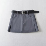Women Skirt Spring Concise A- line Hip-Wrapped Skirt Suit Skirt