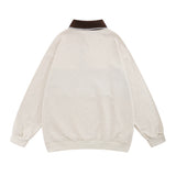 Men Hoodie Sweater Men's Loose Casual Long Sleeves Top Spring and Autumn