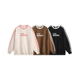Unisex Sweater Autumn Vintage Letter Print