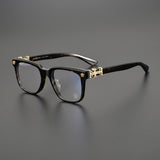 CHH Chrome Hearts Glasses Retro-style Black-rimmed Glasses