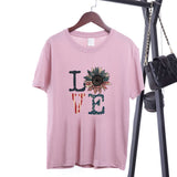 Women Independence Day T Shirt Printed Short Sleeve T-shirt