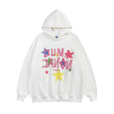 Men Hoodie Letter XINGX Printed Pullover Sweatshirt