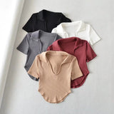 Women T-Shirt Polo Short-Sleeved T-shirt Women's Summer Top