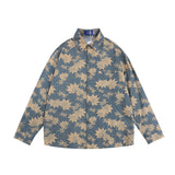 Men Long Sleeve T Shirt Men's Spring and Autumn Leisure Loose Shirt