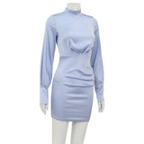 Women Desses Long Sleeve Hip Bag Dress Women