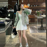 Women Long Sleeve Shirt Loose Sweater Women's Top Women's Cardigan