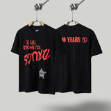 Travis Scott T-Shirt Travis Scott FW24 DAYS BEFORE RODEO Vintage T-Shirt Short Sleeve
