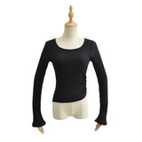Women T-Shirt Autumn Pure Desire Style Long Sleeve Temperament Top