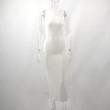 Women Dresses Spring and Summer Sexy Backless Dress Long Dress