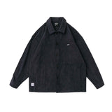 Unisex Jacket Autumn Corduroy Shirt Women's Clothing